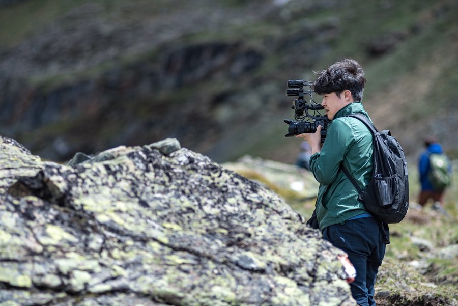 크레용 촬영현장