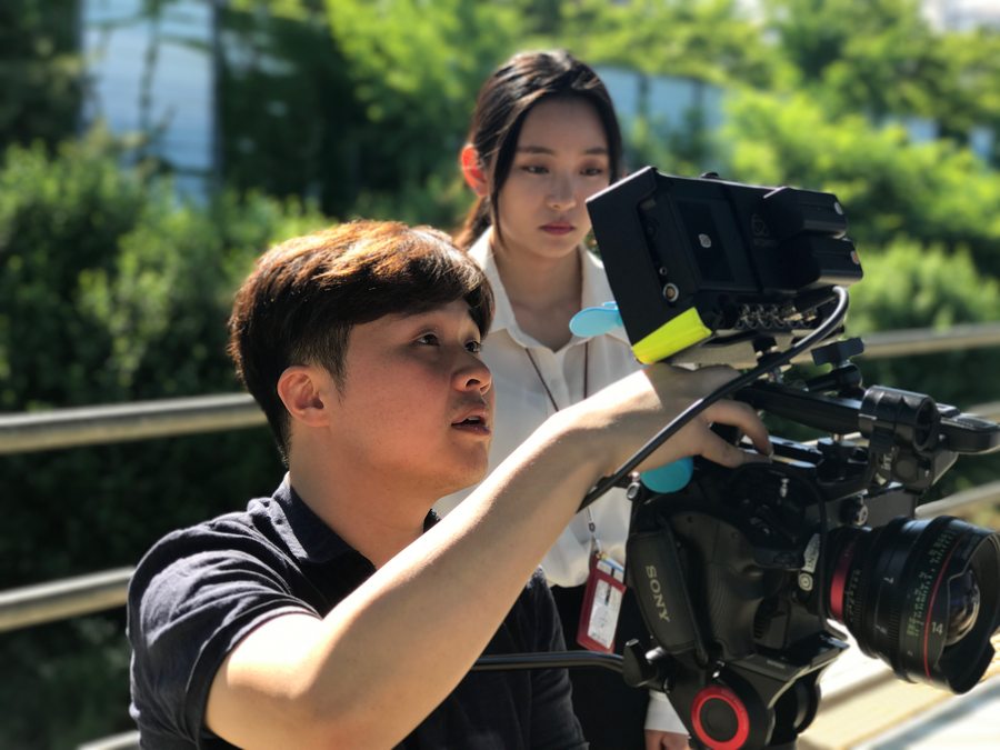 크레용 촬영현장