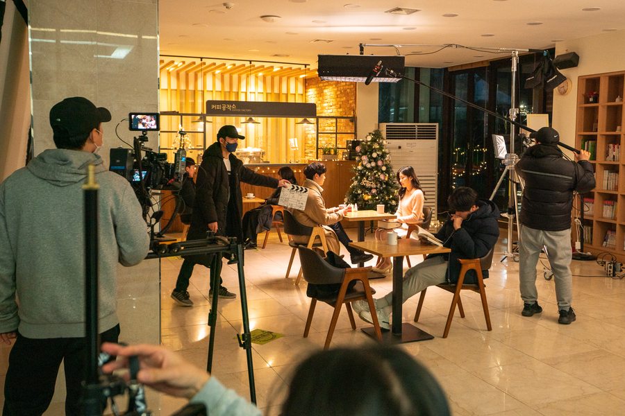 크레용 촬영현장